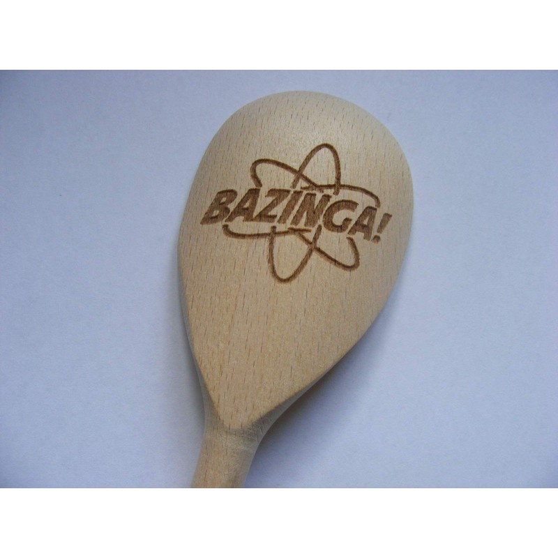 FastCraft Bakinga Big Bang Theory Sheldon inspirierter Holz-Backlöffel, Holz, Küche,