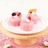 Luckforest Artificial Cupcake, 6 Pcs Pink Mixed Fake Simulation Realistic