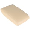 munirater Center Console Lid Leather Armrest Cover Beige Replacement for 2008-2013 Toyota Highlander