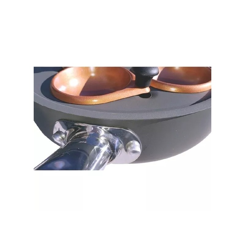 Parini 8" Copper Non-stick Egg Poacher - Brand New