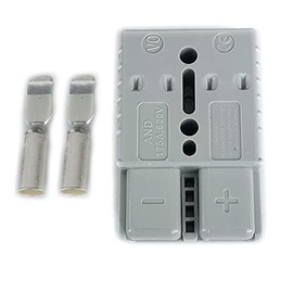 DEVMO 2pcs 175A Battery Quick Connect Disconnect Electrical Plug 175A 600V 2AWG Compatible with Winch or Trailer