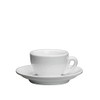 Cilio Porzellan Espressotasse "Roma" weiß, inklusive Untertasse, 1 Stück (1er