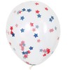 Unique Party 57083 - 16" Star Confetti Balloons, Pack of