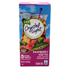 Crystal Light Raspberry Iced Tea Drink Mix, 12-Quart 1.6-Ounce Canister (Pack Of 7)