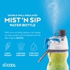 O2COOL HMLDP07 ArcticSqueeze Mist 'N Sip Botella, Azul Degradado, 591.47