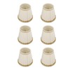 6Pcs Small Lamp Shades Safe Soft Easy Installation Modern Light