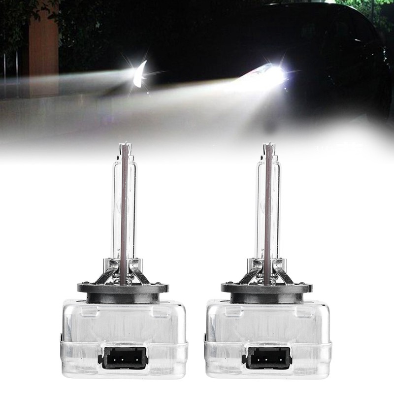 2Pcs D1S 6000K 35W Car Xenon Lamp Headlight Replacement Bulbs