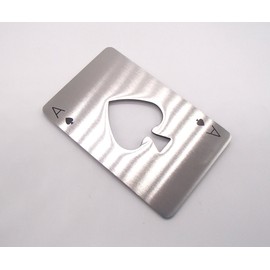 Bottle Opener Playing Card Spade Ace Card Type Wallet Bag In Jar Lid Opener