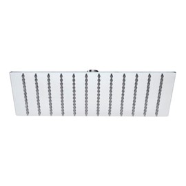 CNX MEER Faucets | Regadera Cuadrada de 15 cm, Acero Inoxidable Satinado, Multiposición, Anti-Sarro, Funciona con Presión Baja