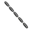 50pcs Hair Extension Clips Set Stainless Steel DIY 8 Teeth
