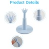 Lotsdonxia 3 Pcs White Adjustable Rubber Golf Tees 53-73mm for