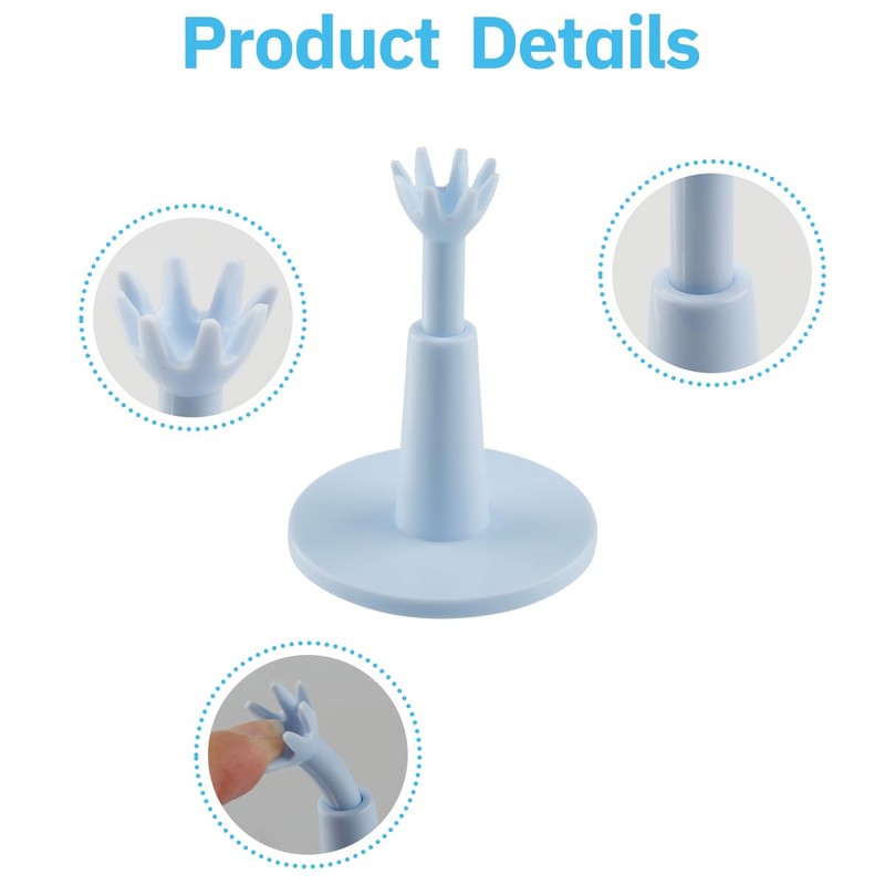 Lotsdonxia 3 Pcs White Adjustable Rubber Golf Tees 53-73mm for