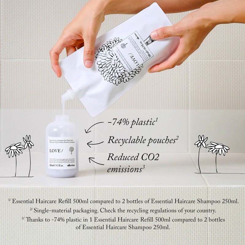 Davines DEHC LOVE Shampoo Refill, 500 ml