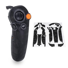 WRAPGRADE Film Sticker Compatible with DJI RC Motion 3 (Black Bumpy Camo)