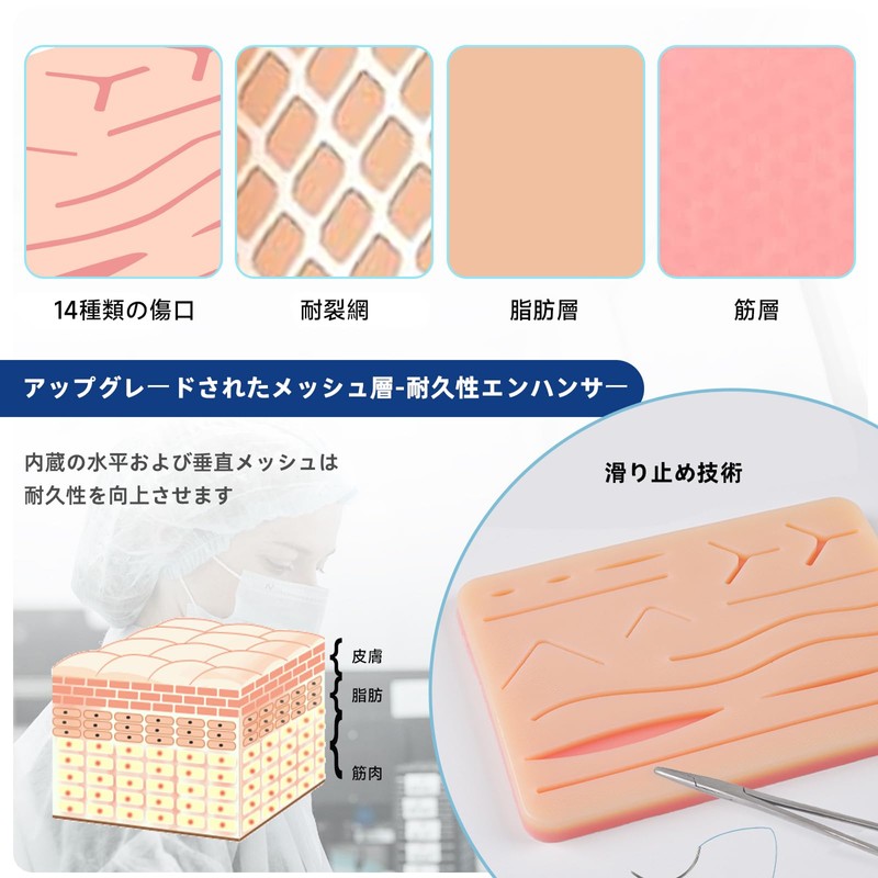 Suture Practice Kit for Students - New and Improved 14