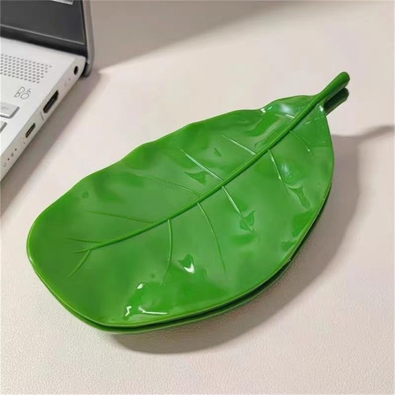 WELANGBN 1Pcs Creative Simulated Leaf Soap Box - Bathroom Soap