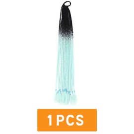 Crochet Hair Extensions Elastic Band Ponytail Extension for Women Long Synthetic Hair for Braiding Daily 2720