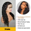 SENSAIRUITE Deep Wave Lace Front Wigs Human Hair 180% Density