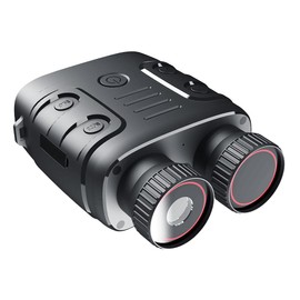 SPOFLYINN Binoculars Day Night High-Power Goggles Viewing 984ft/300M IP54 Water- Scope Black
