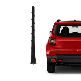 8 Inch Radio Antenna for 2015-2022 Jeep Renegade & 2016-2019 Fiat 500, 500L | Car Wash Proof, Flexible Rubber Antenna Mast | Durable Car Radio Antenna Replacement Accessories 68297936AA