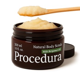Exfoliante Corporal Para Mujeres Y Hombres: Exfoliante Natural De Sal Marina Con Aceite De Bergamota Y Naranja. Limpieza Profunda, Hidratante Y Humectante. Vegano, Sin Parafina (280