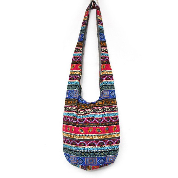 KARRESLY Bohemian Cotton Hippie Crossbody Bag Hobo Sling Bag Handmade