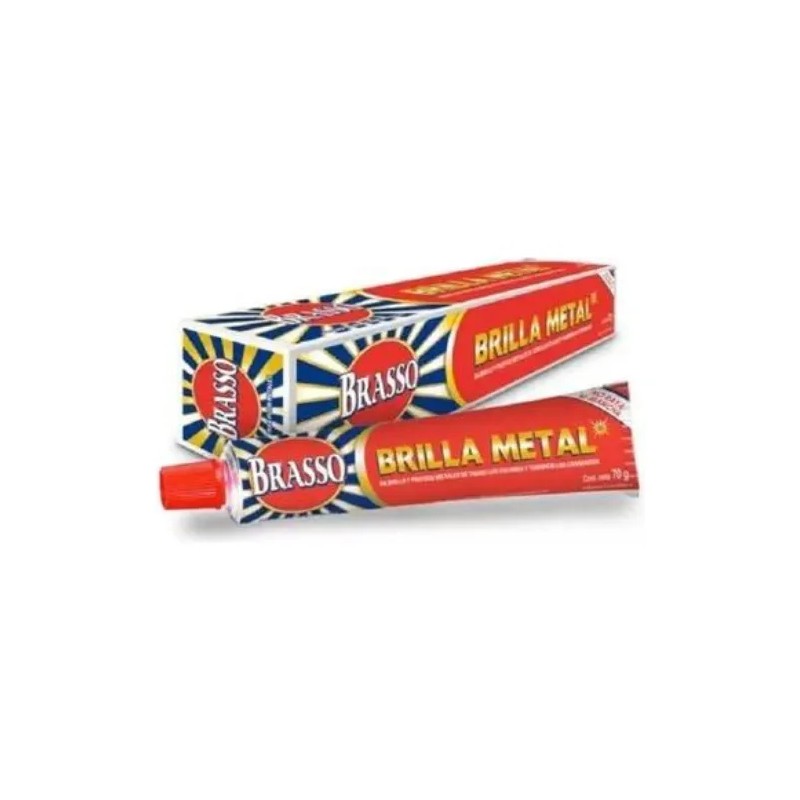 Crema Brasso Brilla Metal En Tubo Depresible De 70 Gramos