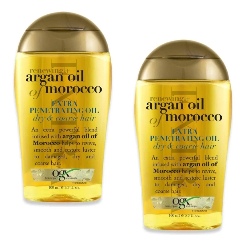 Tratamiento Capilar Ogx Aceite Argán Of Morocco 100ml c/u 2