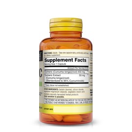 Mason Vitamins Turmeric Capsules, 60 Count