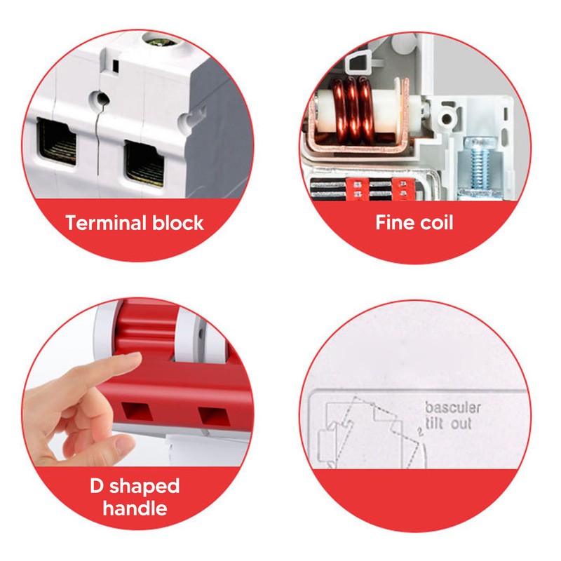 DC Miniature Circuit Breaker 2P 32A DIN Rail Mount DC1000V