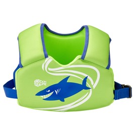 BECO -SEALIFE Life Jacket Kids 2-6 Years, Comfortable Kids Swim Vest for Girls & Boys from 15-30kg with Safety Lock - Green