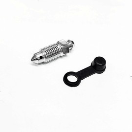 C-FUNN M10 x 1.25mm Brake Caliper Bleed Screw Nipple Dust Cap for Motorcycle Bicycle