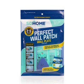 SDHome Perfect Wall Patch – Single Wall Plate – for Backing When Repairing Holes in Drywall – 1 Pack