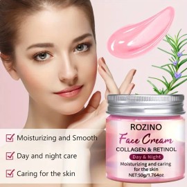 Crema Facial De Colágeno Y Retinol Hidrata Y Suaviza La Piel