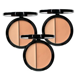 EVE PEARL HD Dual Foundation Full Coverage Foundation Set Long Lasting Everyday Non Greasy Lightweight Texture Makeup Set 3,6,12 Value Packs (Pack of 6, Light)