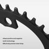 34T Bike Crankset Hollow Integrated Single Speed Round Chainring Aluminium