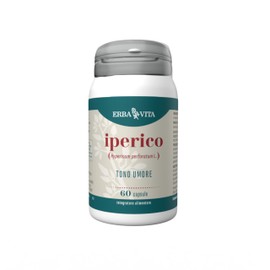 ERBA VITA Integratore Alimentare di Iperico - 60 Capsule, Utile al rilassamento