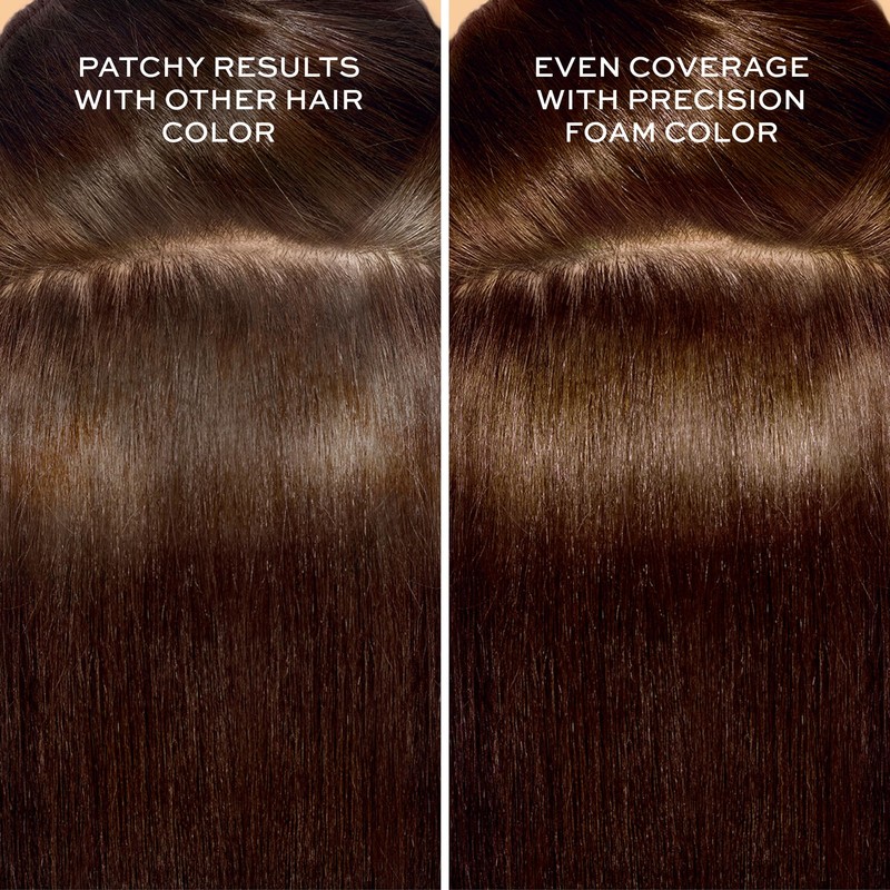 John Frieda Precision Foam Colour, Dark Natural Brown 4N, Full-coverage