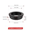 GAGIRA 5Pcs 2-1/16"ID, 2-1/2"Drill Hole Black Rubber Grommets, Top Hat