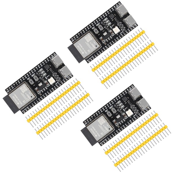 AITRIP 3PCS ESP32-S3-DevKitC-1-N16R8 ESP32-S3 Development Board Wi-Fi + BLE MCU