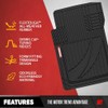 Motor Trend FlexTough - Juego Completo de Alfombrillas de Goma