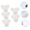 Kisangel 5pcs Women's Cotton Maternity Briefs Pack Seamless Disposable Briefs