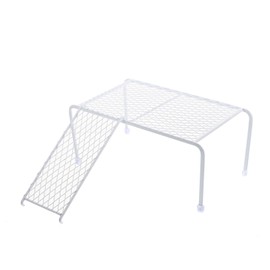 SUPVOX Rutin Chicken Accessory Set Perch Stand Waterer Toy Stainless Steel Platform