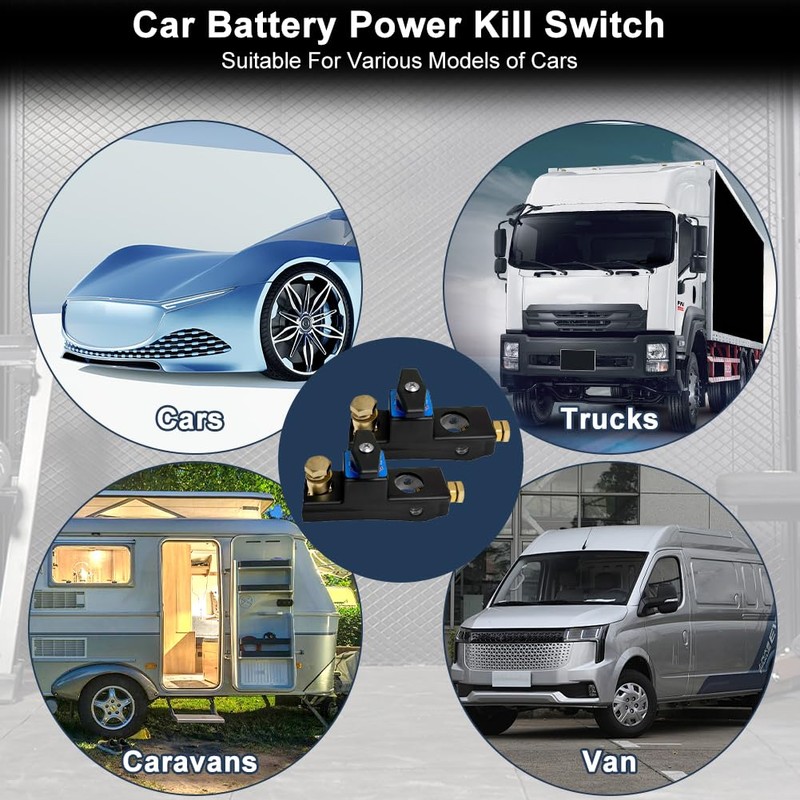 Battery Disconnect Switch, zxbaers Heavy Duty Battery Cut Off Switch