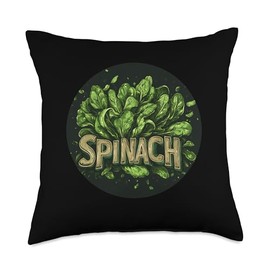 Funny Vegetable Spinach Costume for Boys and Girls Throw Pillow