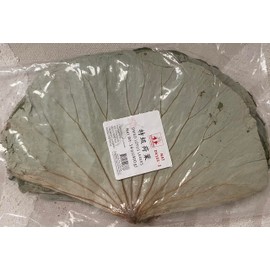 Dried Lotus Leaves Whole sheet for cooking food wrapping 14 oz (400g) by Three Deer Brand
