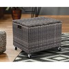 BIRDROCK HOME Rolling File Box - Storage Cabinet with Wheels