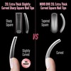 NOVO OVO XXL Curved Sharp Square Nail Tip, Extra Thick