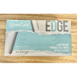 AmerCare  Powder Free Lightweight Nitrile Gloves  Food Safe 180 per Box Size XXL