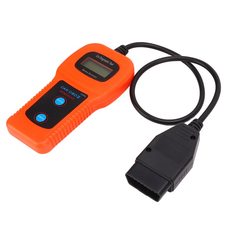 U480 Car OBD2 Diagnostic Scanner LCD Display 10‑12V DC Universal